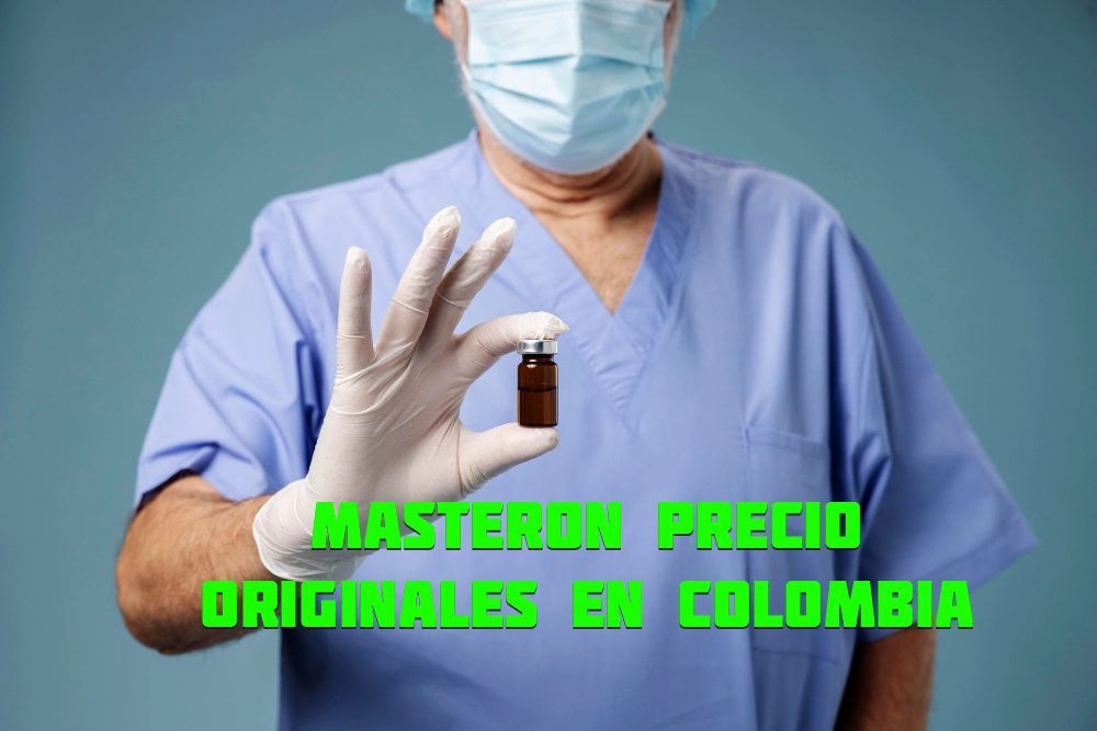 masteron precio colombia drostanolona Landerlan Gold sobre superficie oscura, masteron original Colombia Xhuman